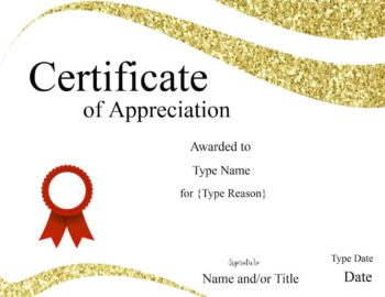 FREE Printable Certificate of Appreciation Template | Customize Online