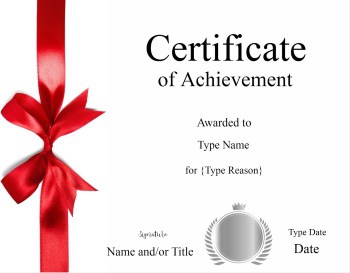 free printable certificate of achievement customize online award certificate for kids