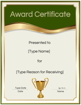 Free Printable Certificate Templates | Customize Online