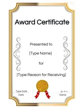 Free Printable Certificate Templates | Customize Online