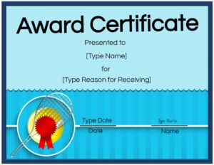 Courage award tennis