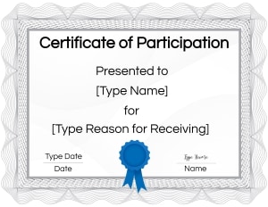 Certificate Of Participation Template Word from www.101certificatetemplates.com