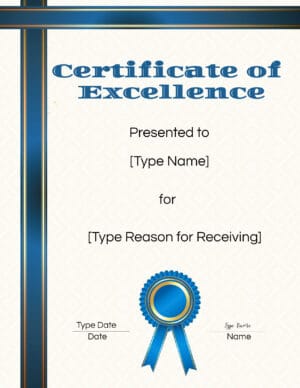 Excellence Award