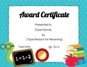 School certificate
