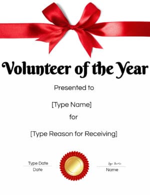 volunteer certificate appreciation template templates year print designs selection edited offer before they