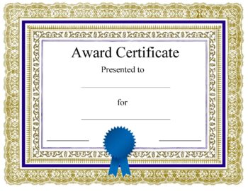 FREE Blank Certificate Templates | No Watermark