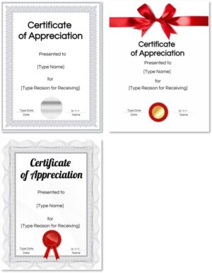 FREE Printable Certificate of Appreciation Template | Customize Online