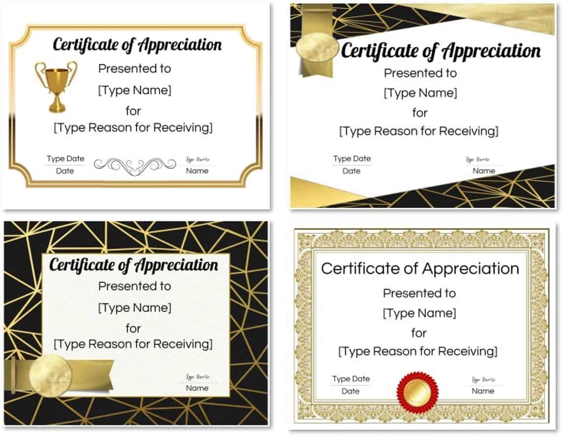 FREE Printable Certificate of Appreciation Template | Customize Online