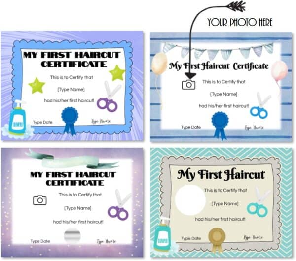 First haircut certificate
