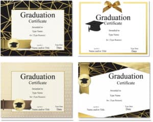 Free Graduation Certificate Template | Customize Online & Print